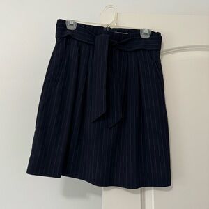 H&M Women’s Navy Striped Mini Skirt